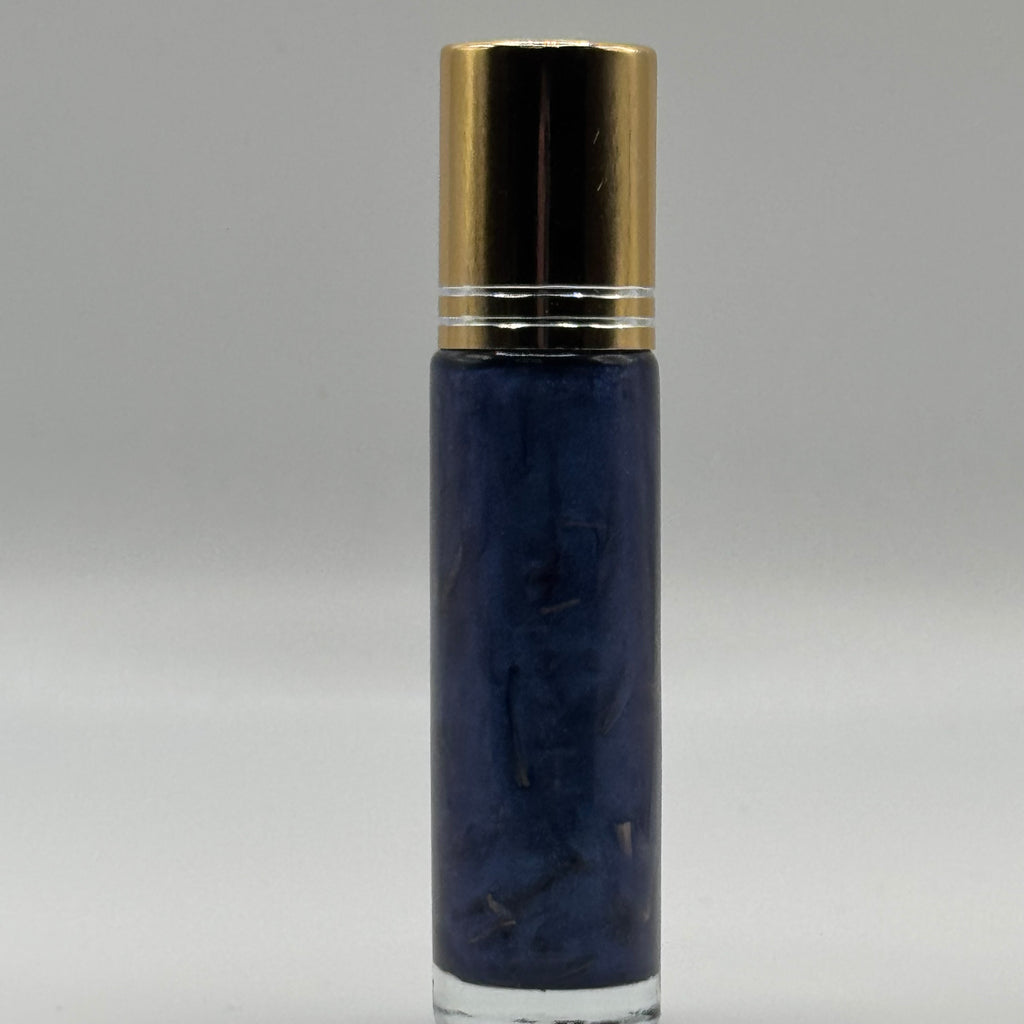 Mystic Protection Aromatherapy Roll-On Oil - Black Tourmaline Crystal-Infused Essential Carrier Oil for Personal Care